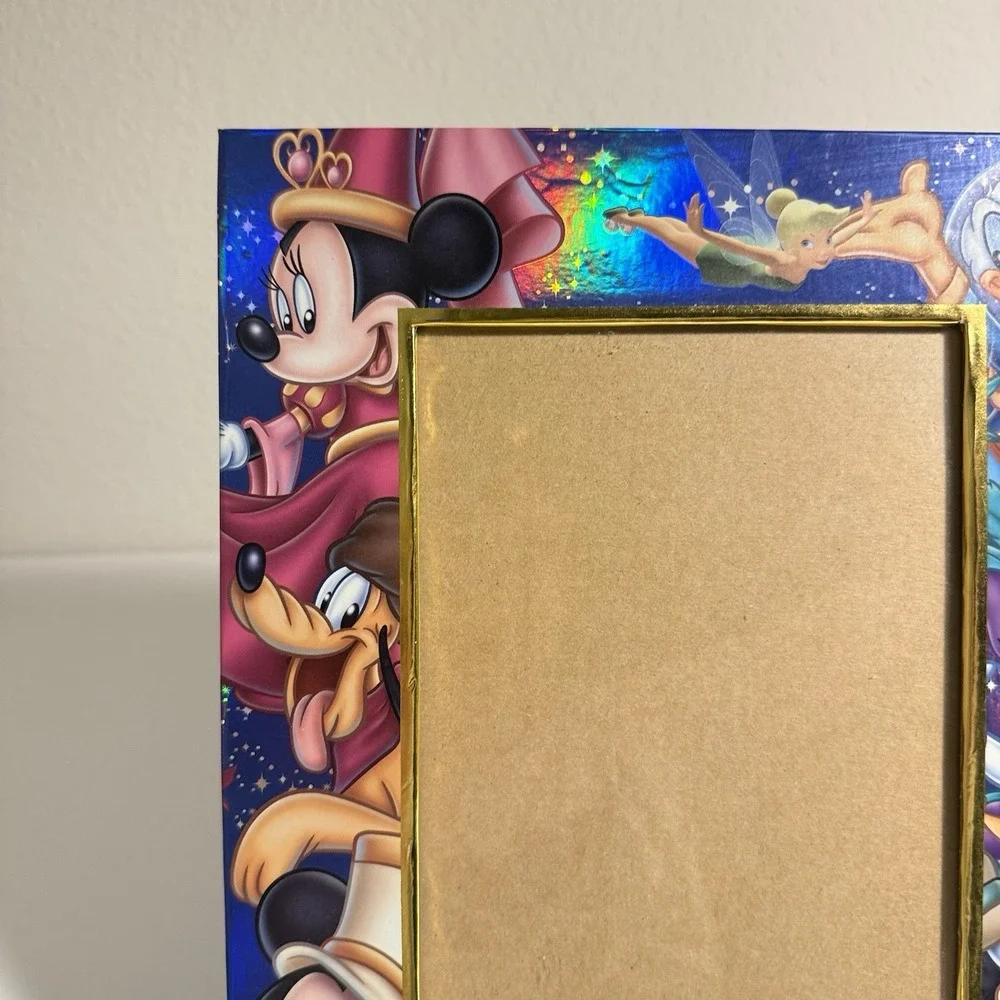 Disney 50th Anniversary 5x7 Photo Frame Mickey Mouse Minnie Pluto Daisy Goofy